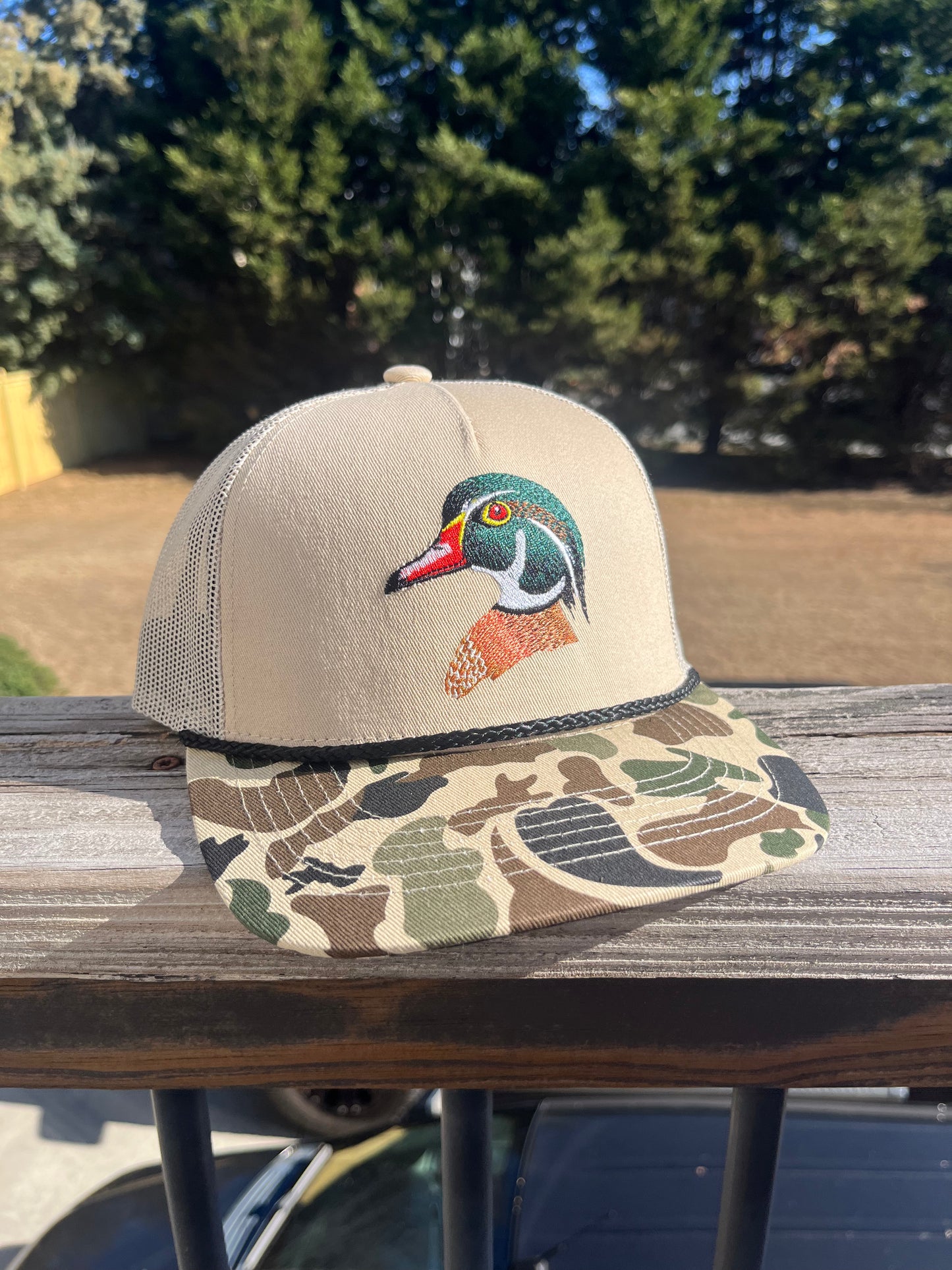 Wood Duck Rope Hat