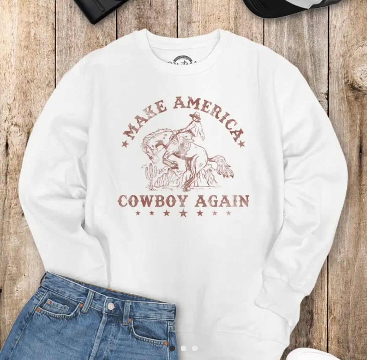 Make America Cowboy Again Crewneck