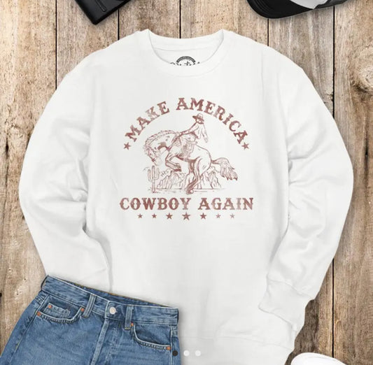 Make America Cowboy Again Crewneck