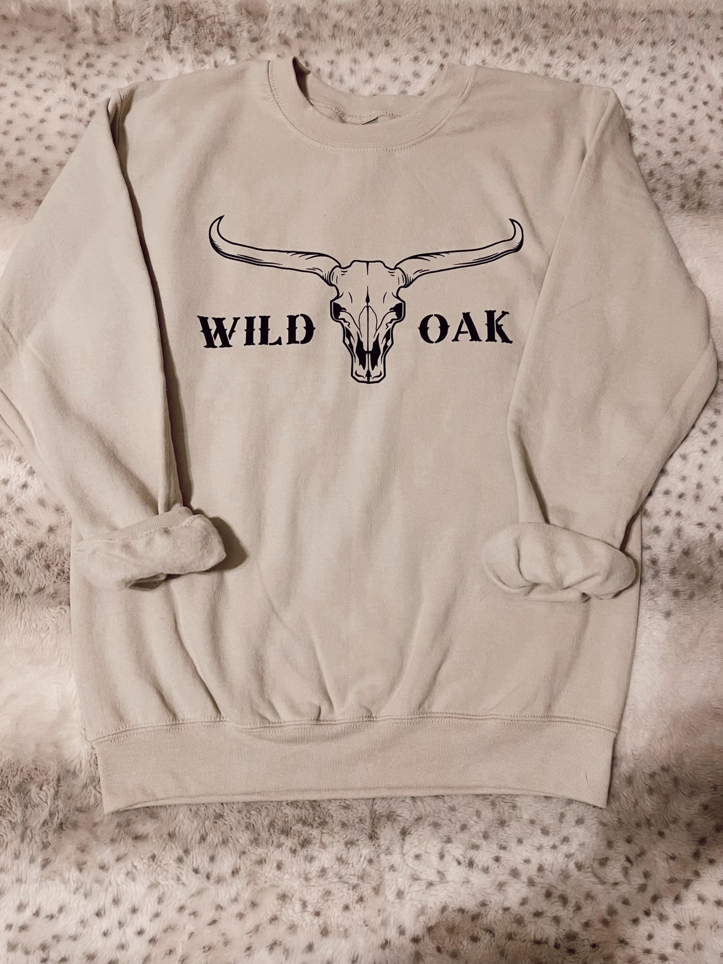 Longhorn Crewneck (SAND)