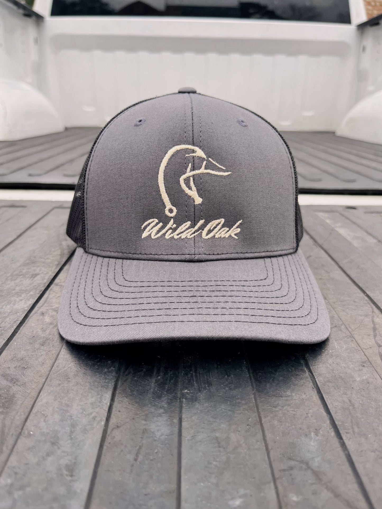 Charcoal/Black Duck Hook Hat - Richardson 112